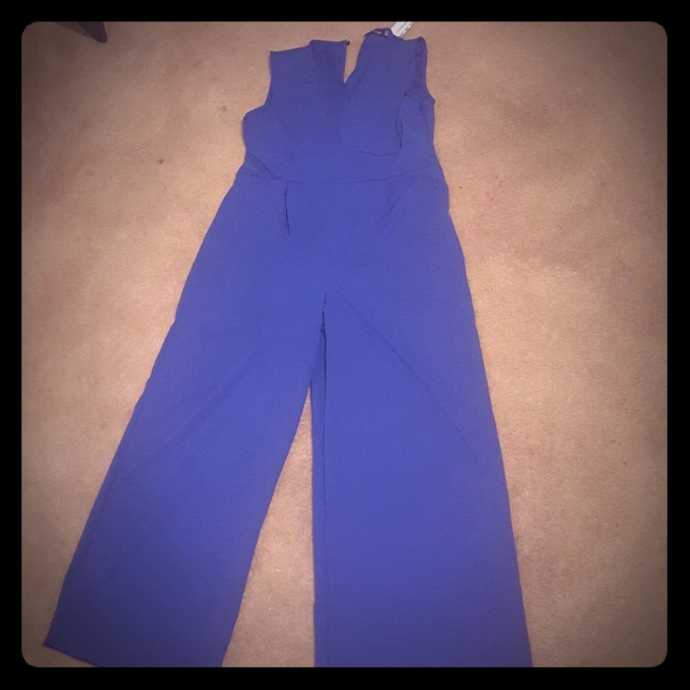 Plunge Neck Jumpsuit